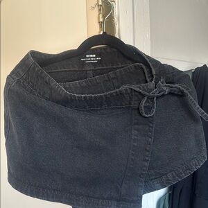 Cotton On Dark Gray Denim Skirt